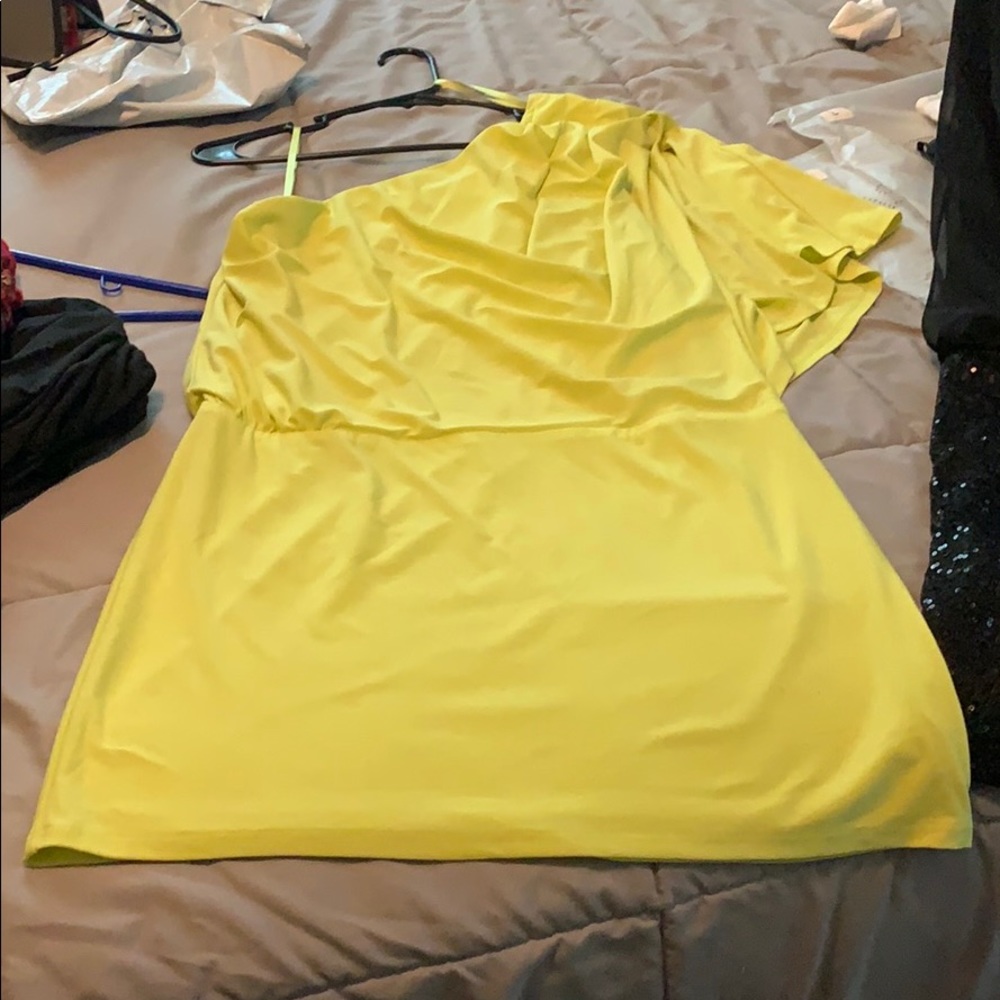 One sleeved Jessica’s Simpson dress